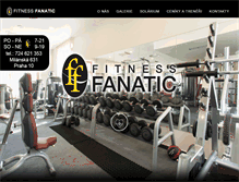 Tablet Screenshot of fitness-fanatic.cz